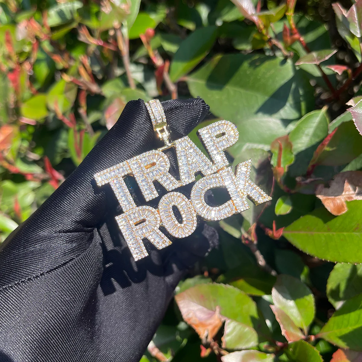 Minimal VVS Iced Out Personalized Custom Name Necklace Pendant - Image 2