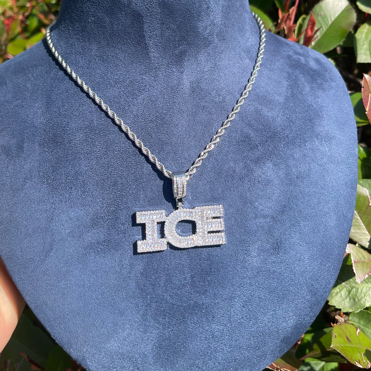 Minimal VVS Iced Out Personalized Custom Name Necklace Pendant - Image 8