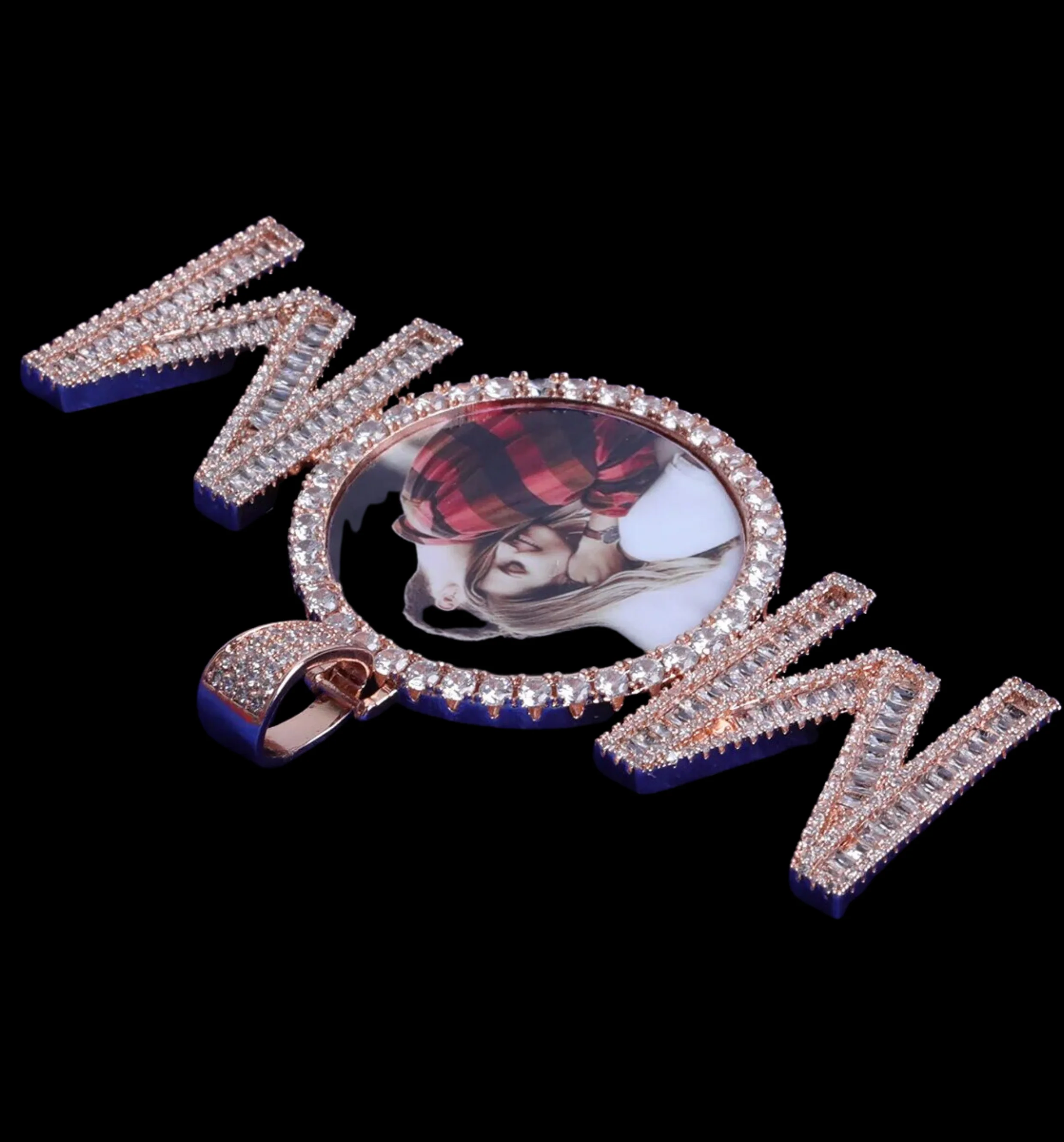 Mom Letters Custom Photo Picture Pendant Necklace - Image 7