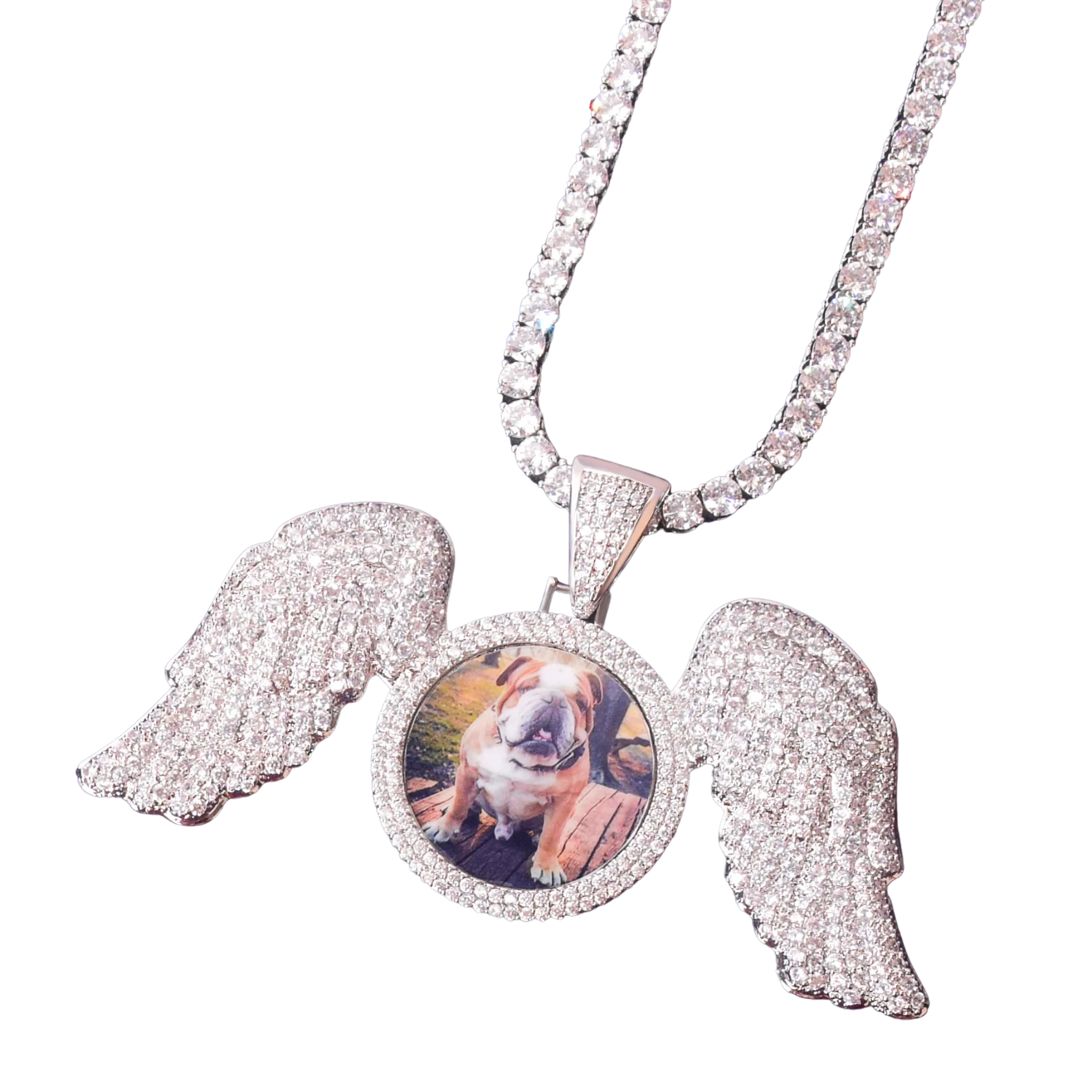 Special Wings Tennis Custom Photo Picture Pendant Necklace - Image 4