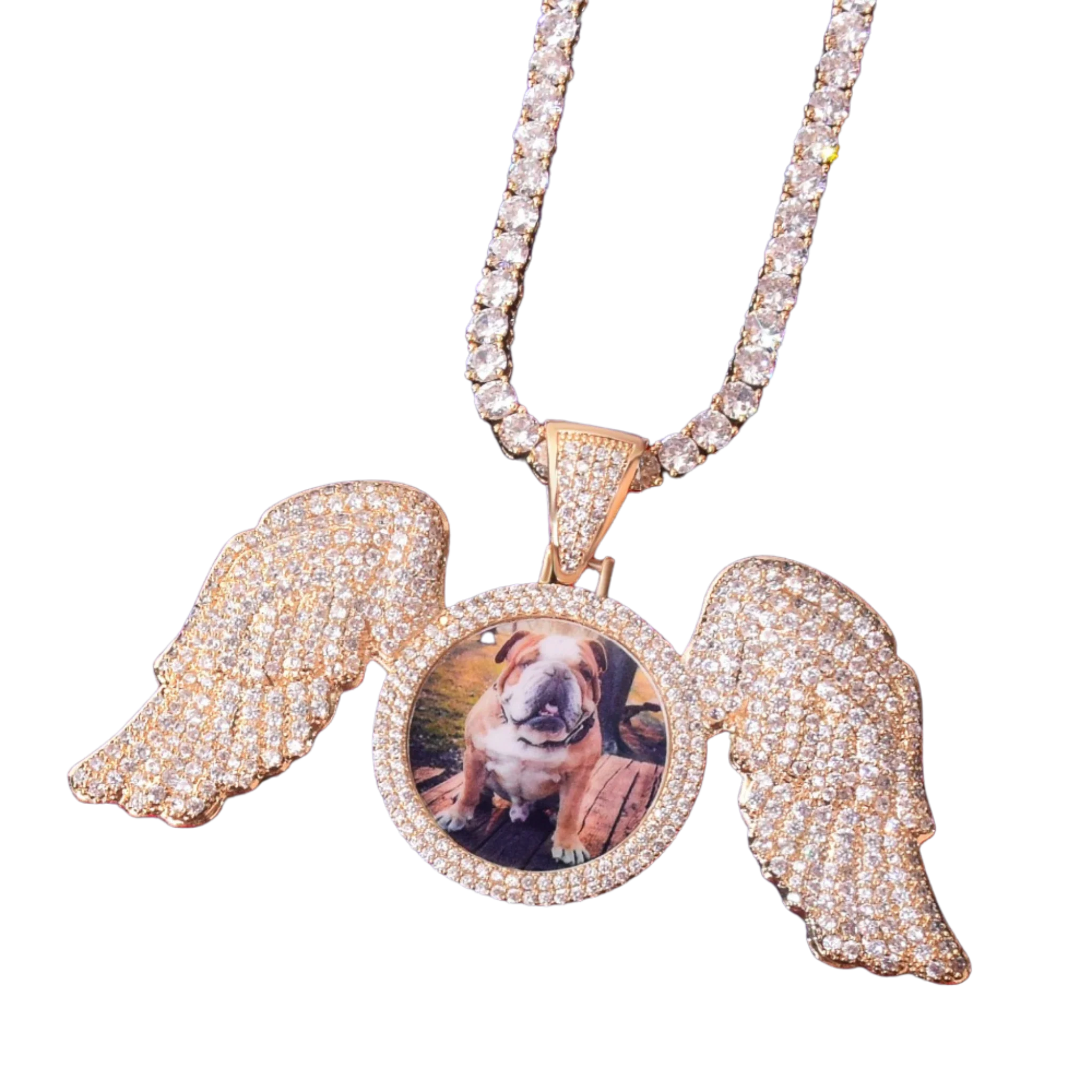 Special Wings Tennis Custom Photo Picture Pendant Necklace - Image 5