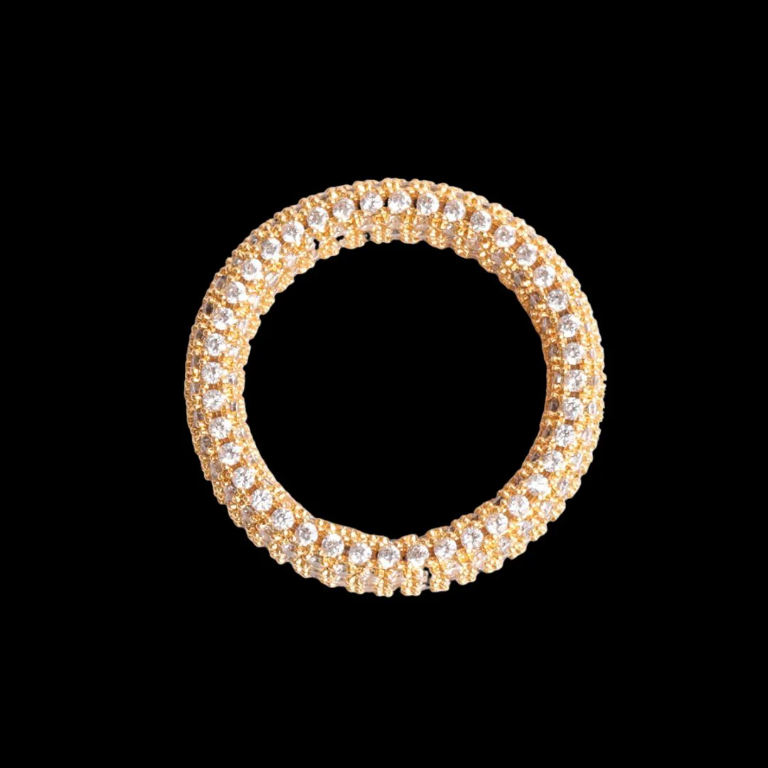 Stones of Round Iced Out Diamond Ring - Image 11