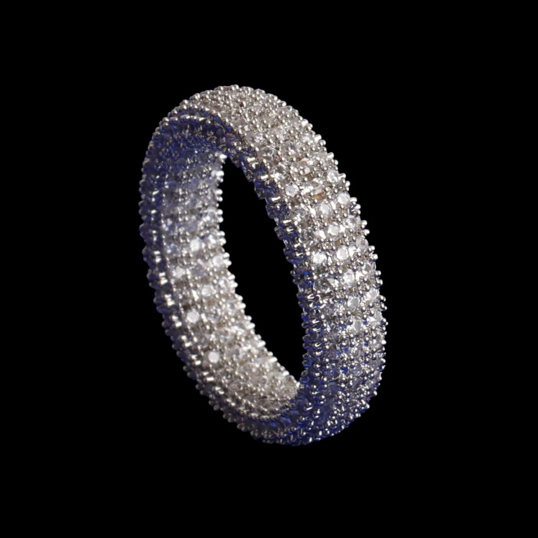 Stones of Round Iced Out Diamond Ring - Image 12
