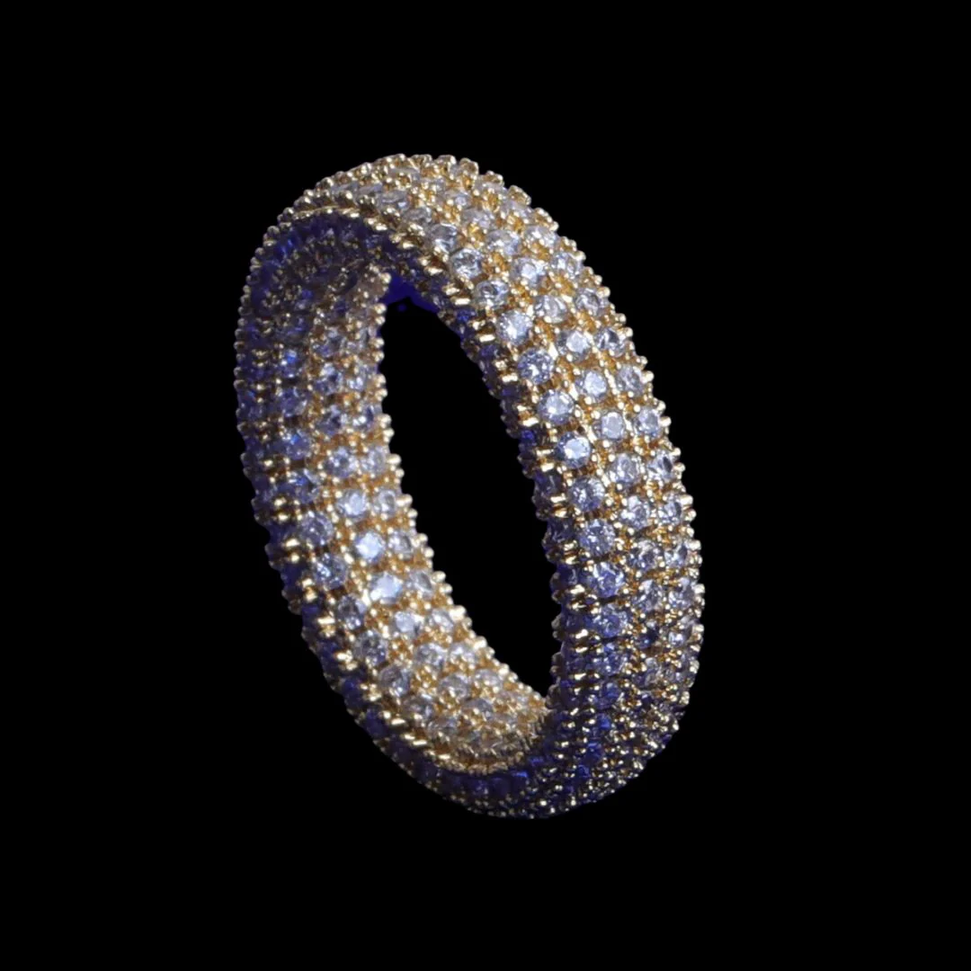 Stones of Round Iced Out Diamond Ring - Image 13