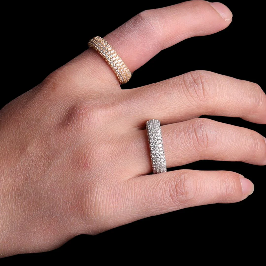 Stones of Round Iced Out Diamond Ring - Image 2