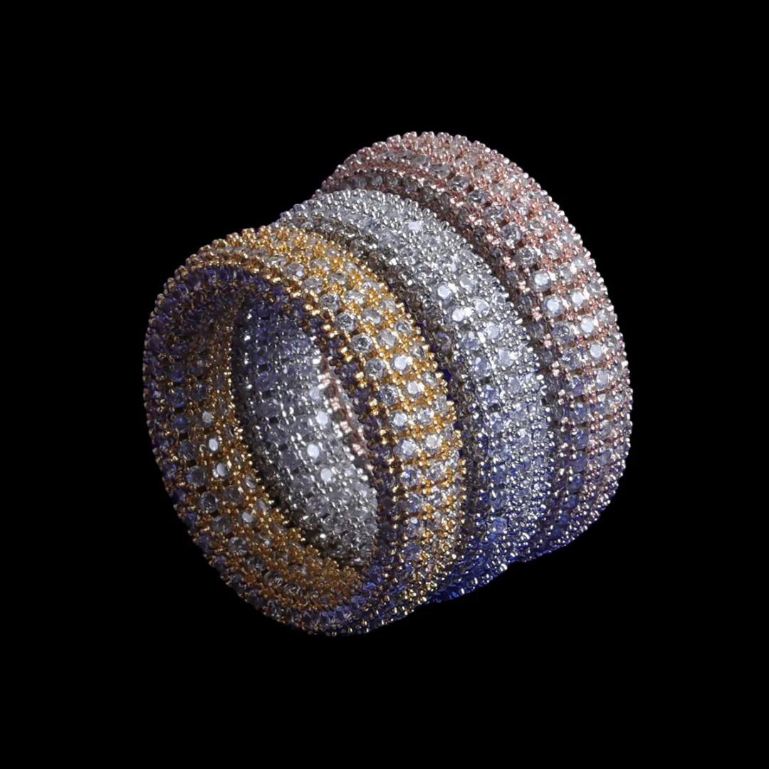 Stones of Round Iced Out Diamond Ring - Image 5