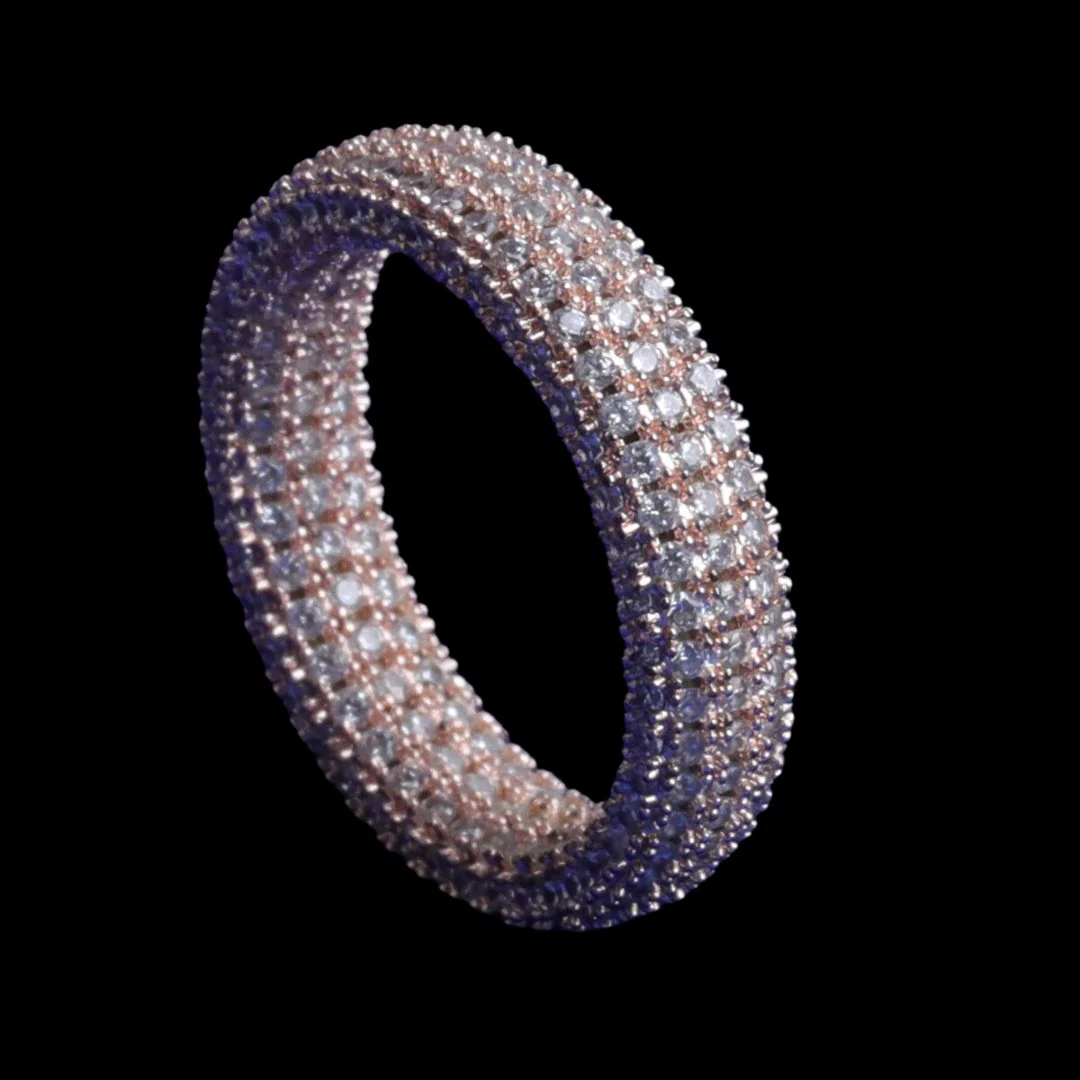 Stones of Round Iced Out Diamond Ring - Image 7