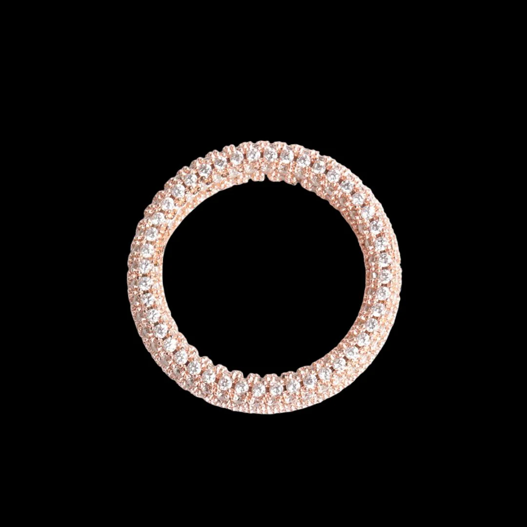 Stones of Round Iced Out Diamond Ring - Image 8