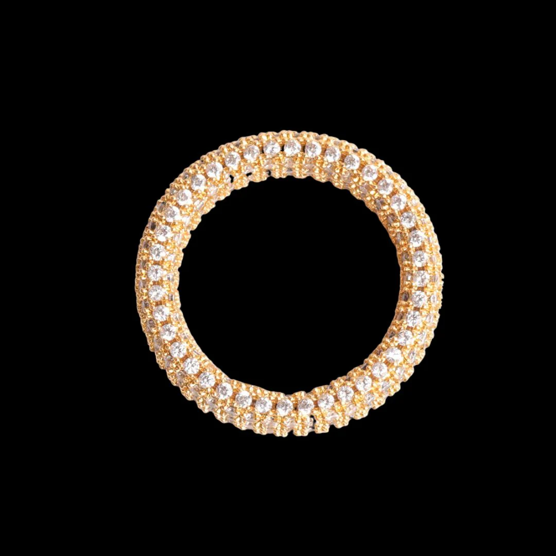 Stones of Round Iced Out Diamond Ring - Image 9