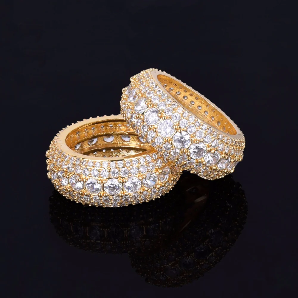 Tennis and Stones Iced Out Diamond Ring - Image 5