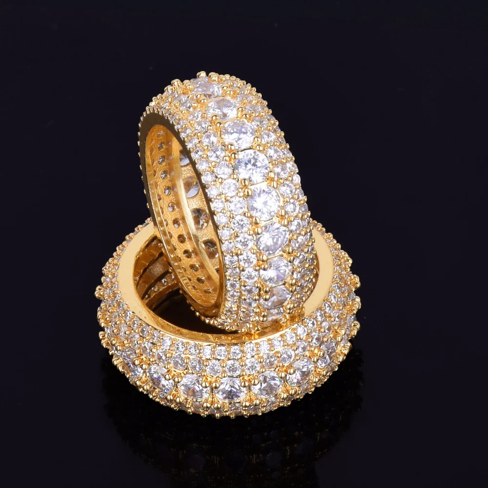 Tennis and Stones Iced Out Diamond Ring - Image 6