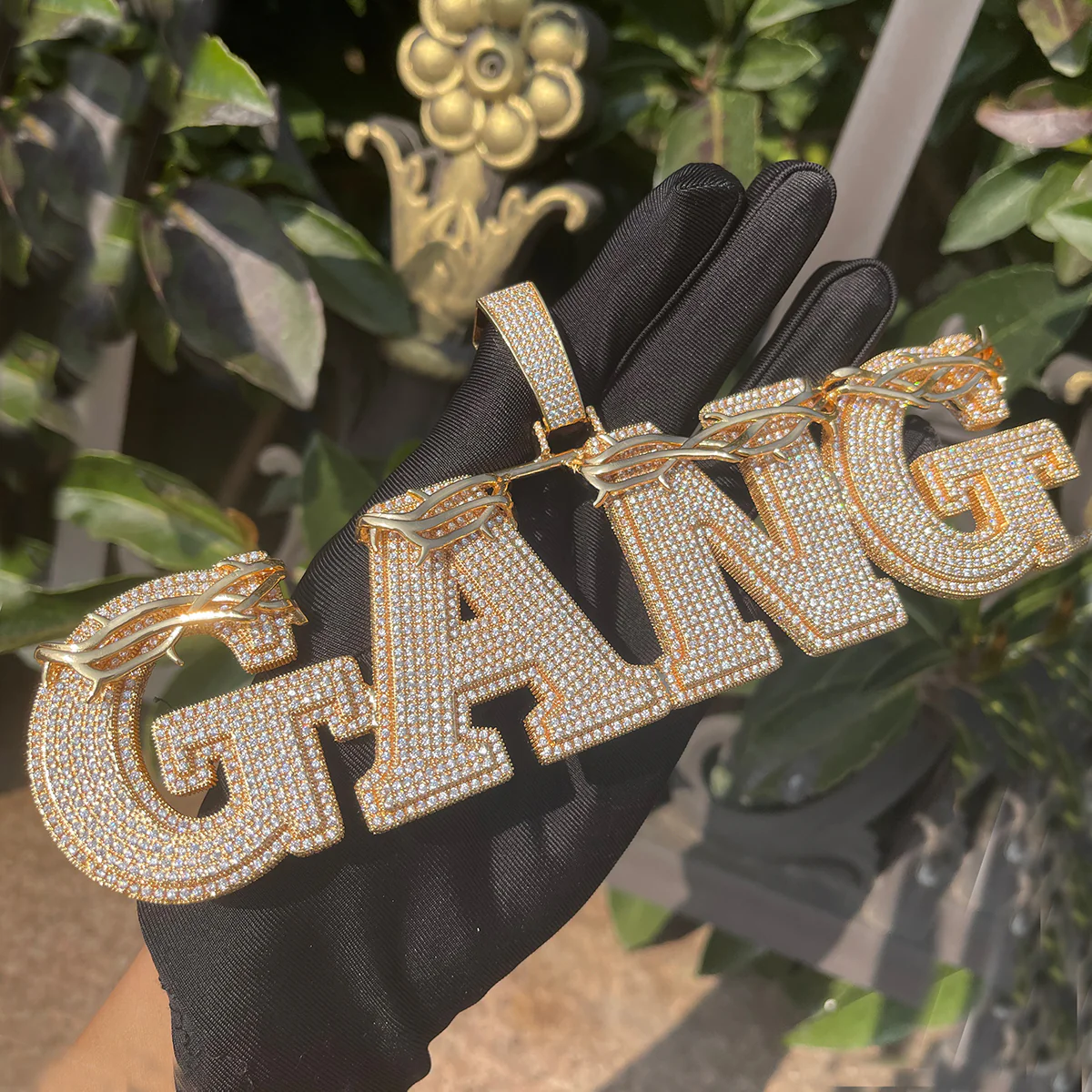 Thorn Crown Edition Iced Out Personalized Custom Name Necklace Pendant - Image 6