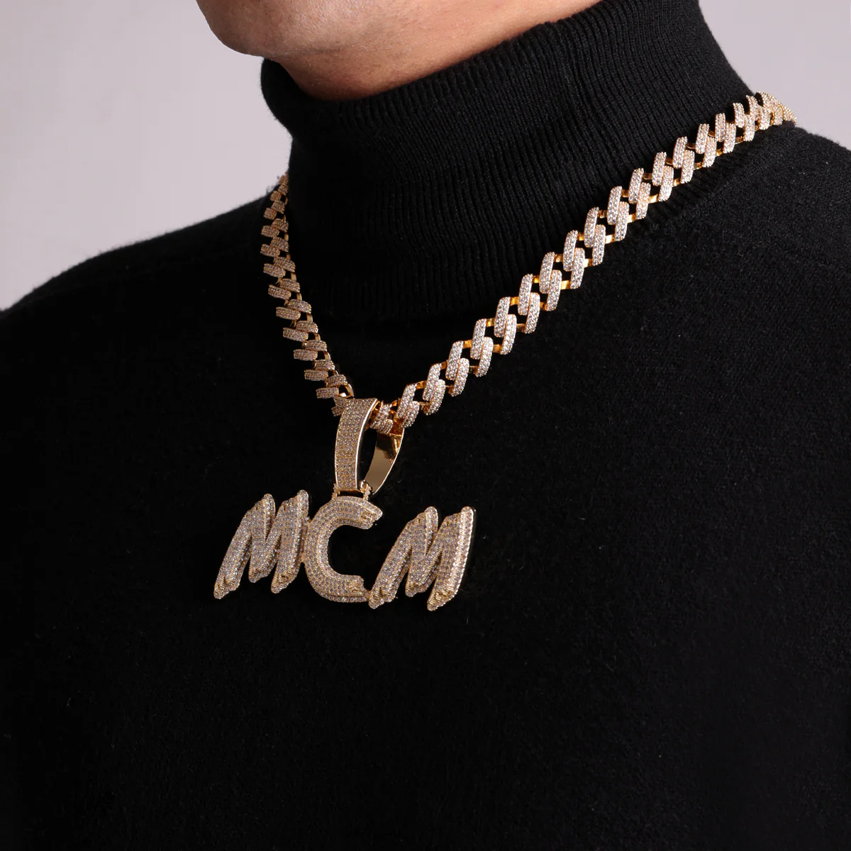 Trend Luxury Design Iced Out Personalized Custom Name Necklace Pendant - Image 10