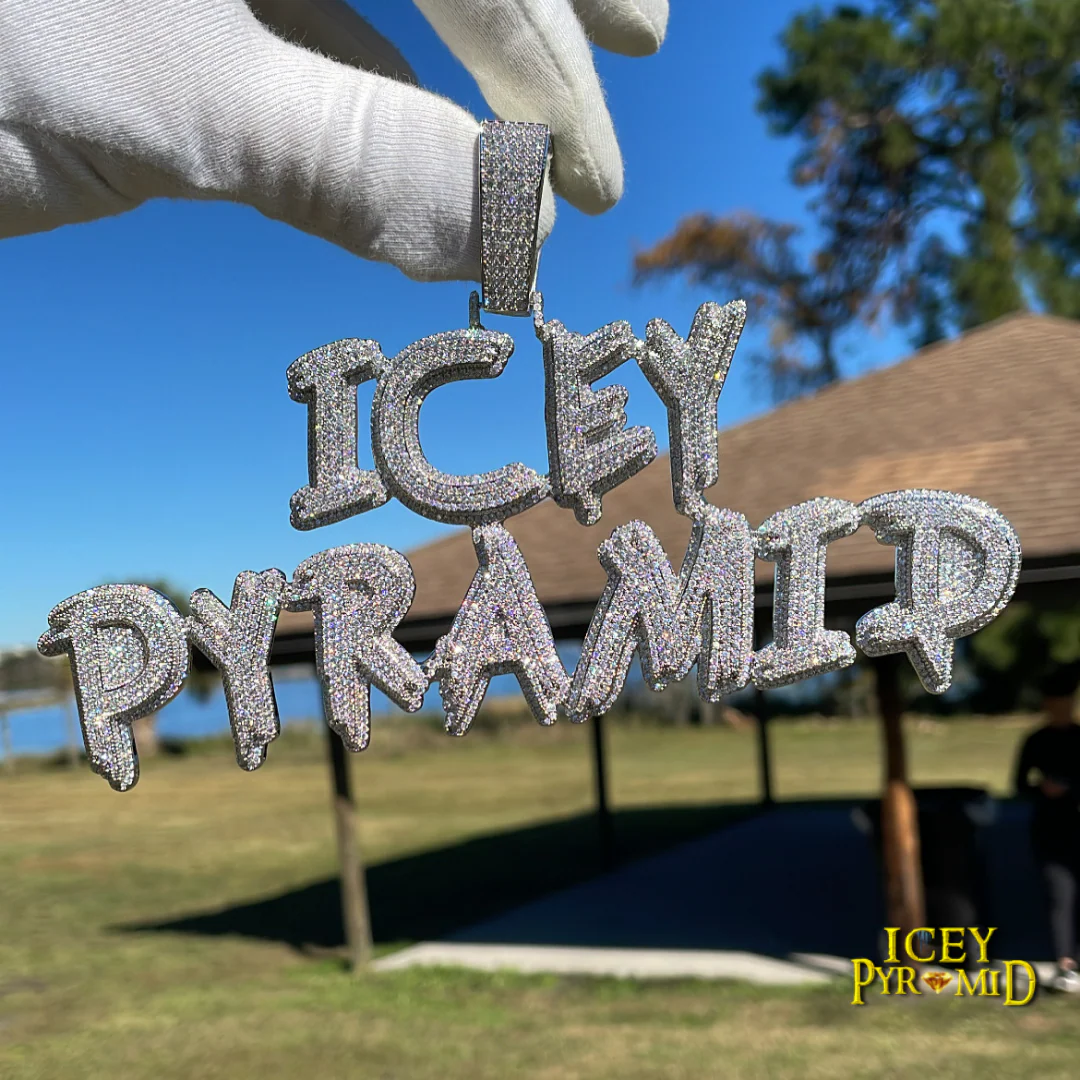 Trend Luxury Design Iced Out Personalized Custom Name Necklace Pendant - Image 11