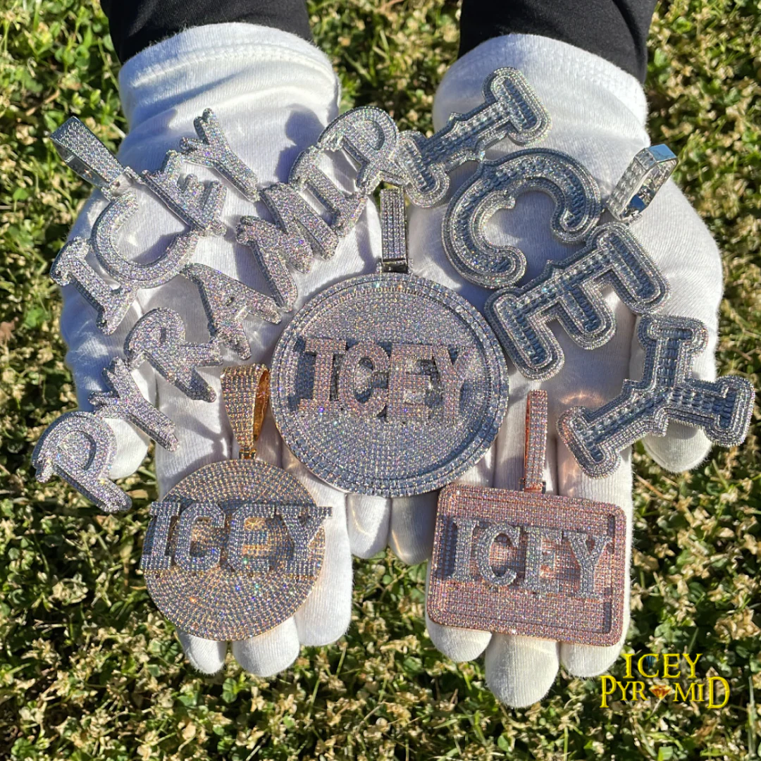 Trend Luxury Design Iced Out Personalized Custom Name Necklace Pendant - Image 17